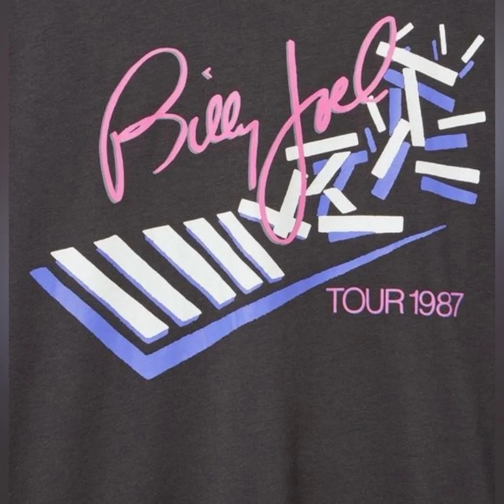 Torrid Billy Joel Relaxed Cotton Jersey Tee Size 3X New - Picture 2 of 3